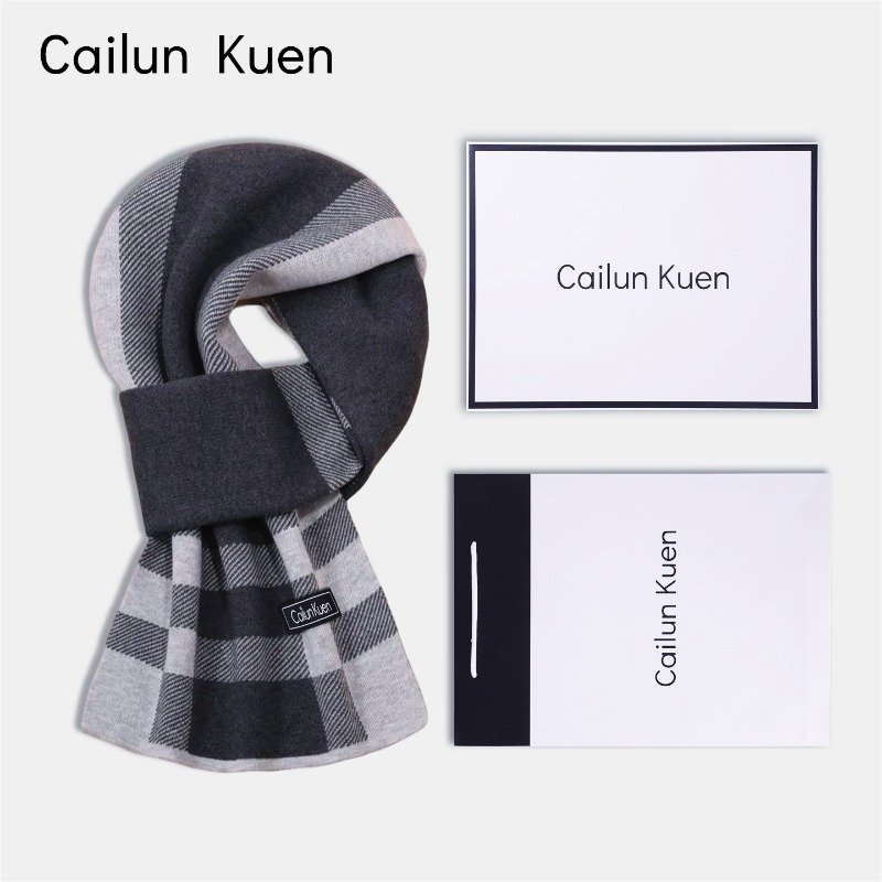 Muffler Men Wool - Nouveaux hommes polyvalents laine mélange écharpe