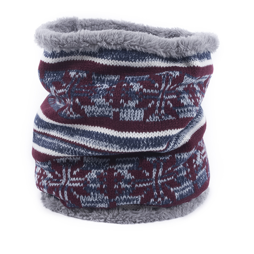 Infinity Scarf Knit - OVTRB-Écharpes doublées de sourire en tricot
