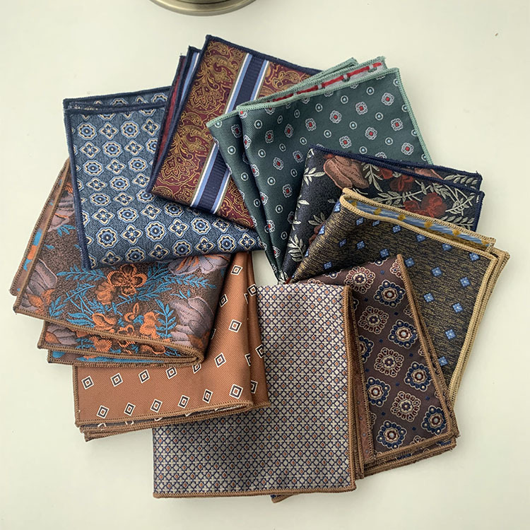 Pocket Square Set - Mouchoir de poche carré pour homme,