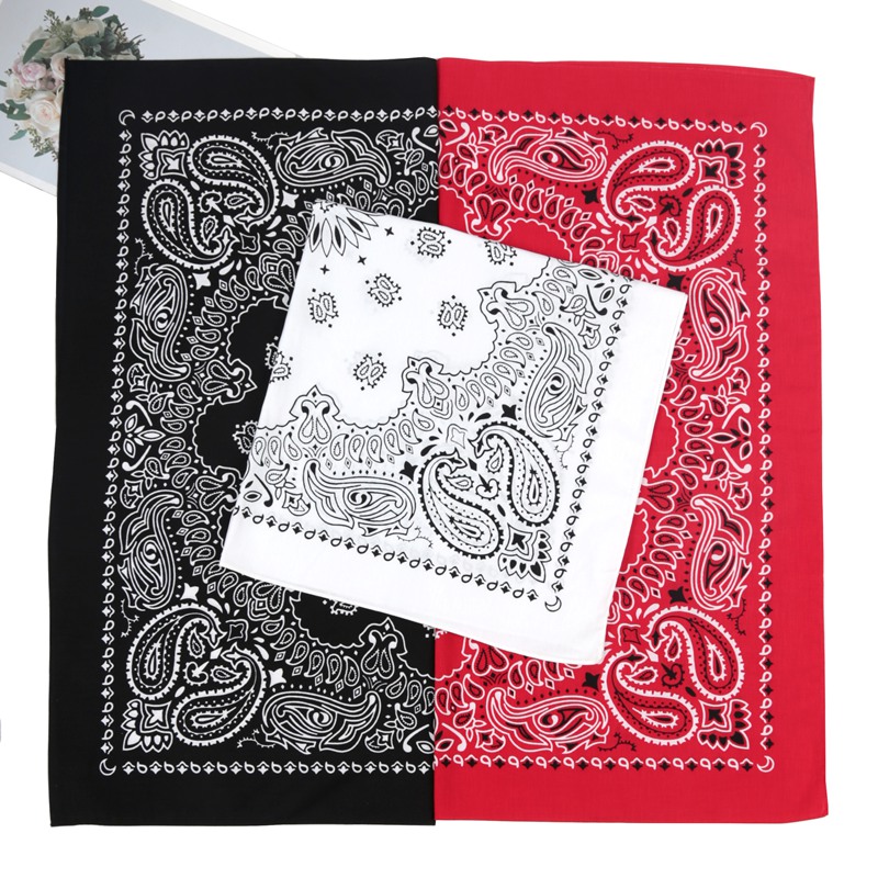 Bandana Cotton - Bandana unisexe 70x70cm en coton noir