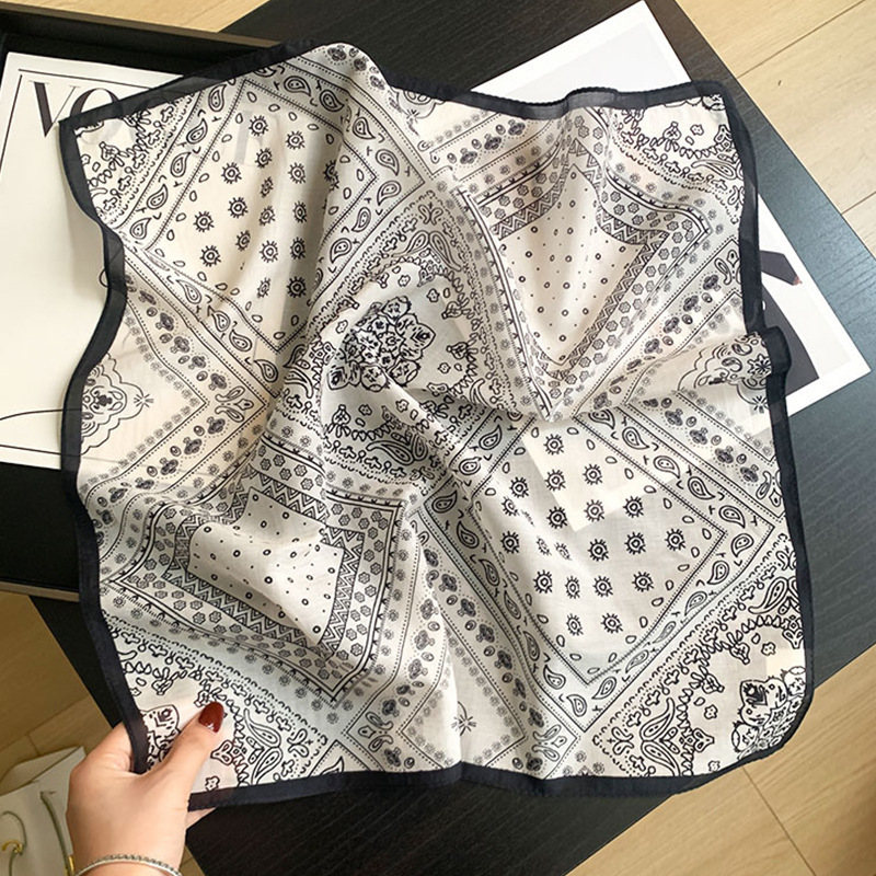 Bandana Cotton - 70% coton 30% foulard en soie