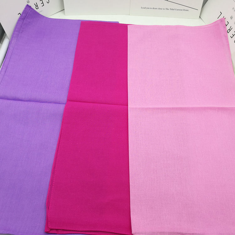 Bandana Cotton - Turban en Coton de Couleur Pure
