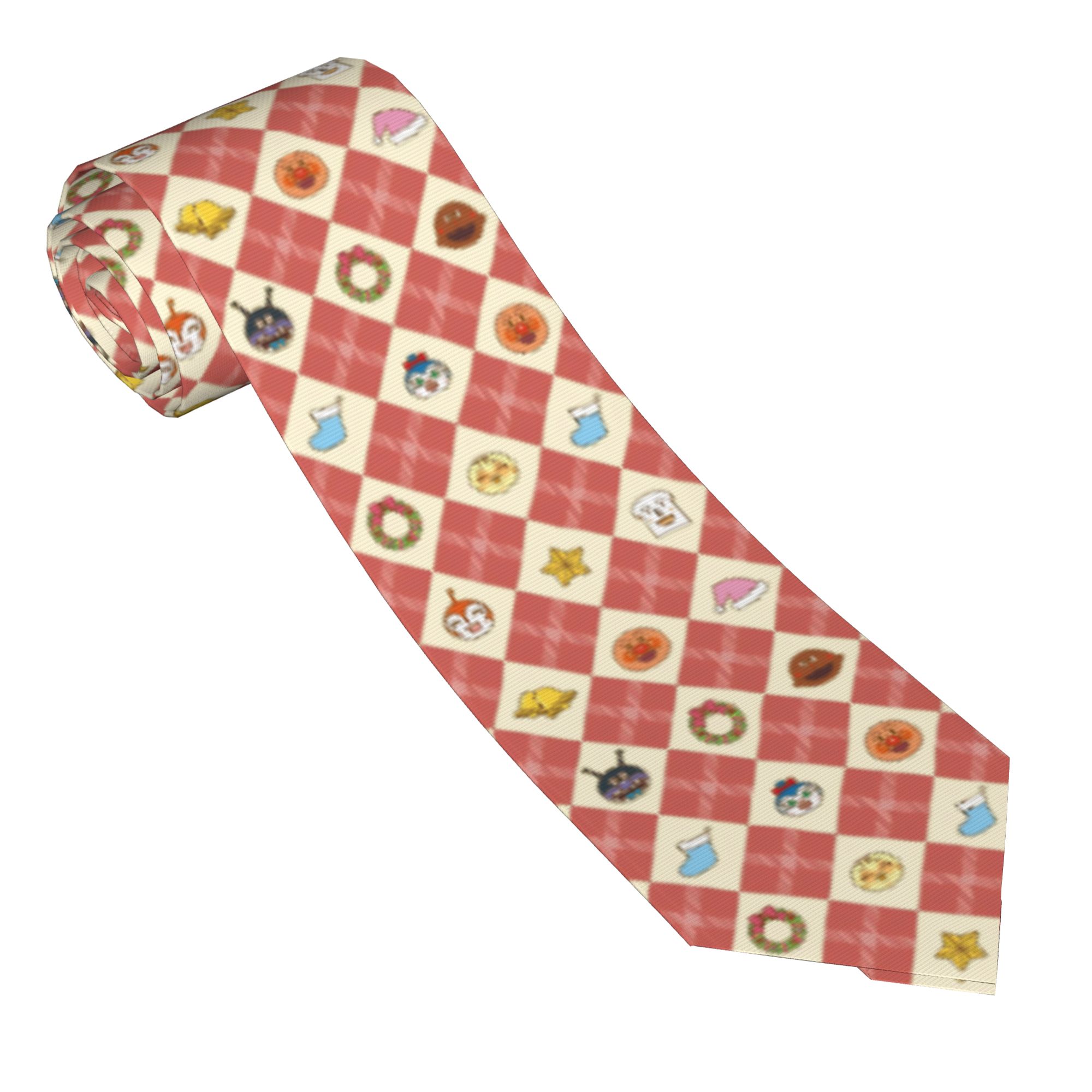 Skinny Tie Men - Cravate Anpanman Anime Cartoon 8 cm,