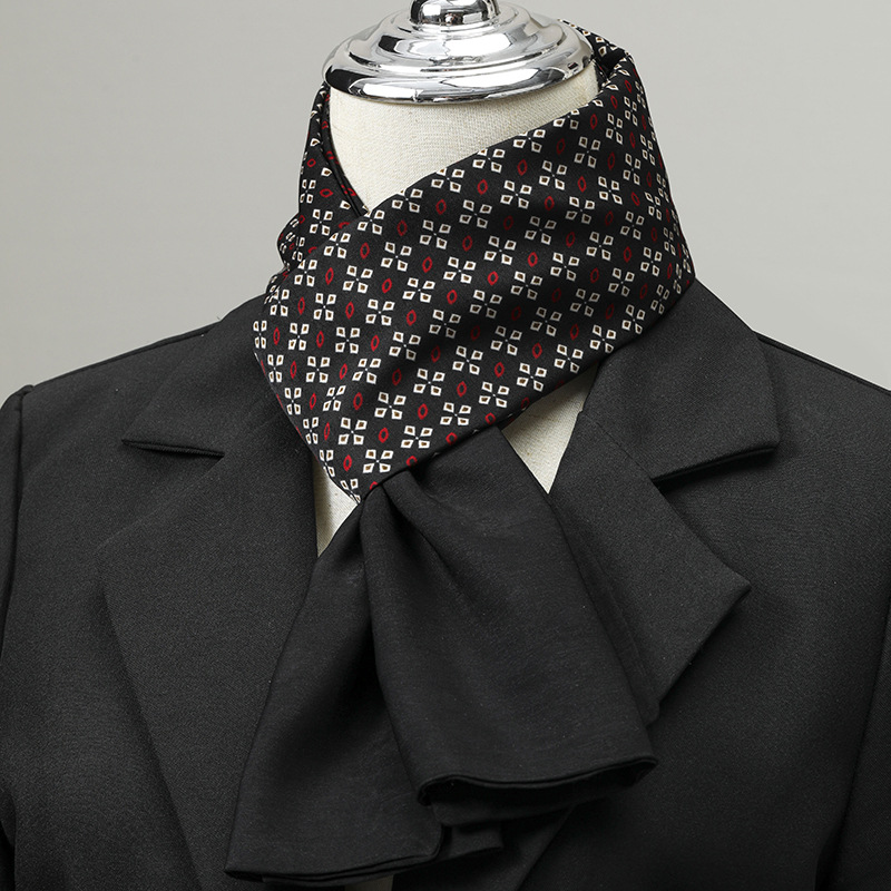Ascot Neck Scarf - Écharpe pour hommes Imitation soie cou