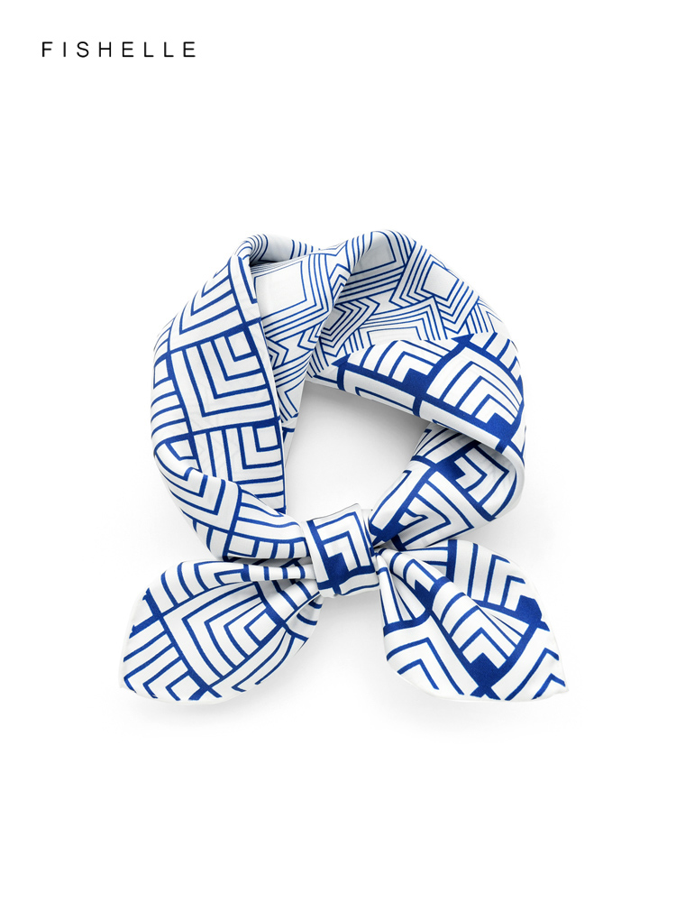 Face Scarf Mask - Foulard en soie naturelle pour femmes,