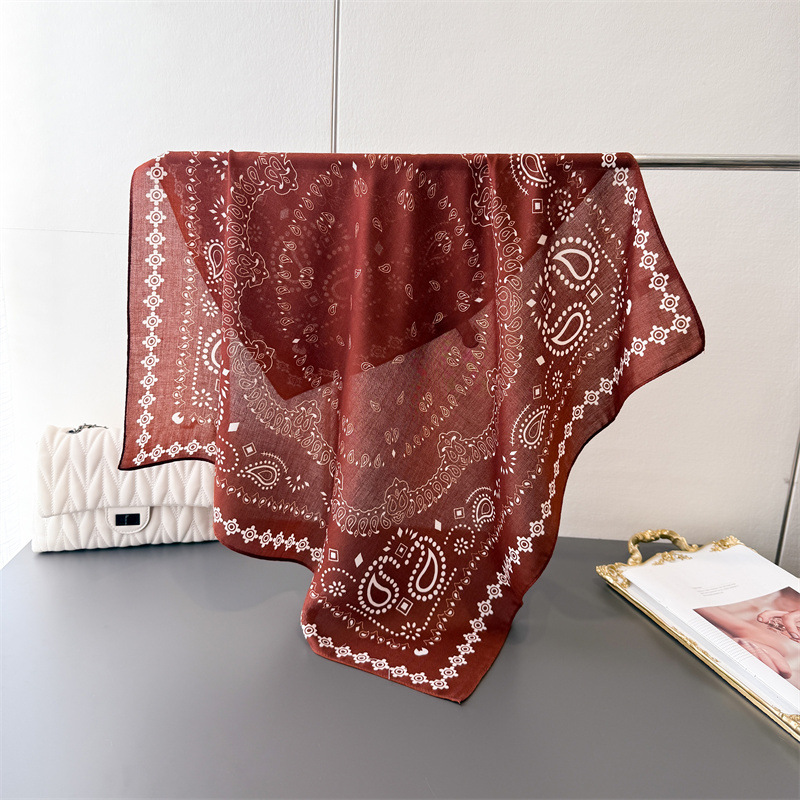 Foulard carré en pur coton pou - Bandana Cotton avis et prix