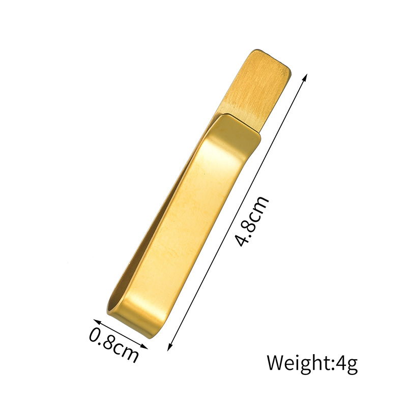 Clips de nom gravés en acier i - Tie Bar Set Gift avis et prix
