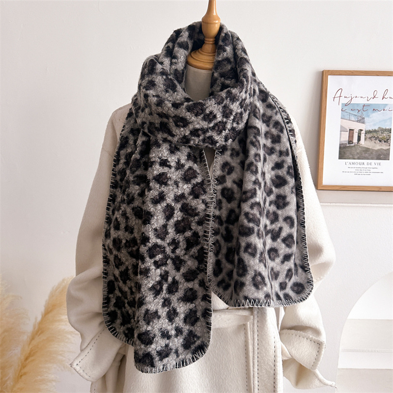 Écharpe Léopard Automne Hiver  - Pashmina Wrap Large avis et prix