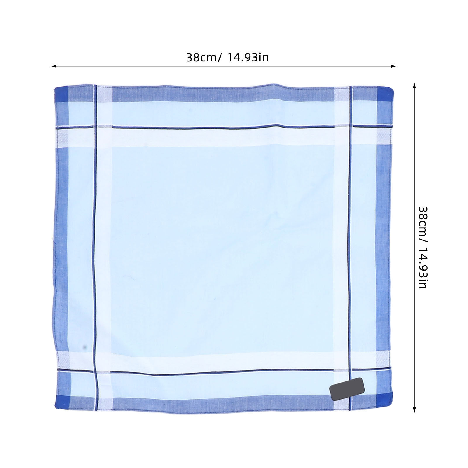 Lot de 12 mouchoirs carrés en  - Handkerchief Cotton Men avis et prix