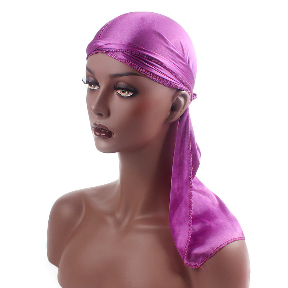 Turban en Satin à Longue Queue - Bandana Doo Rag avis et prix