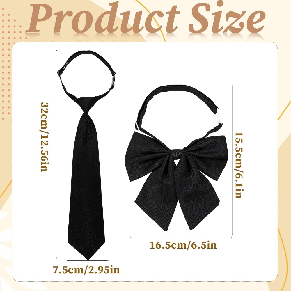 Noeuds papillon noirs pour fem - Bow Tie Pre Tied avis et prix