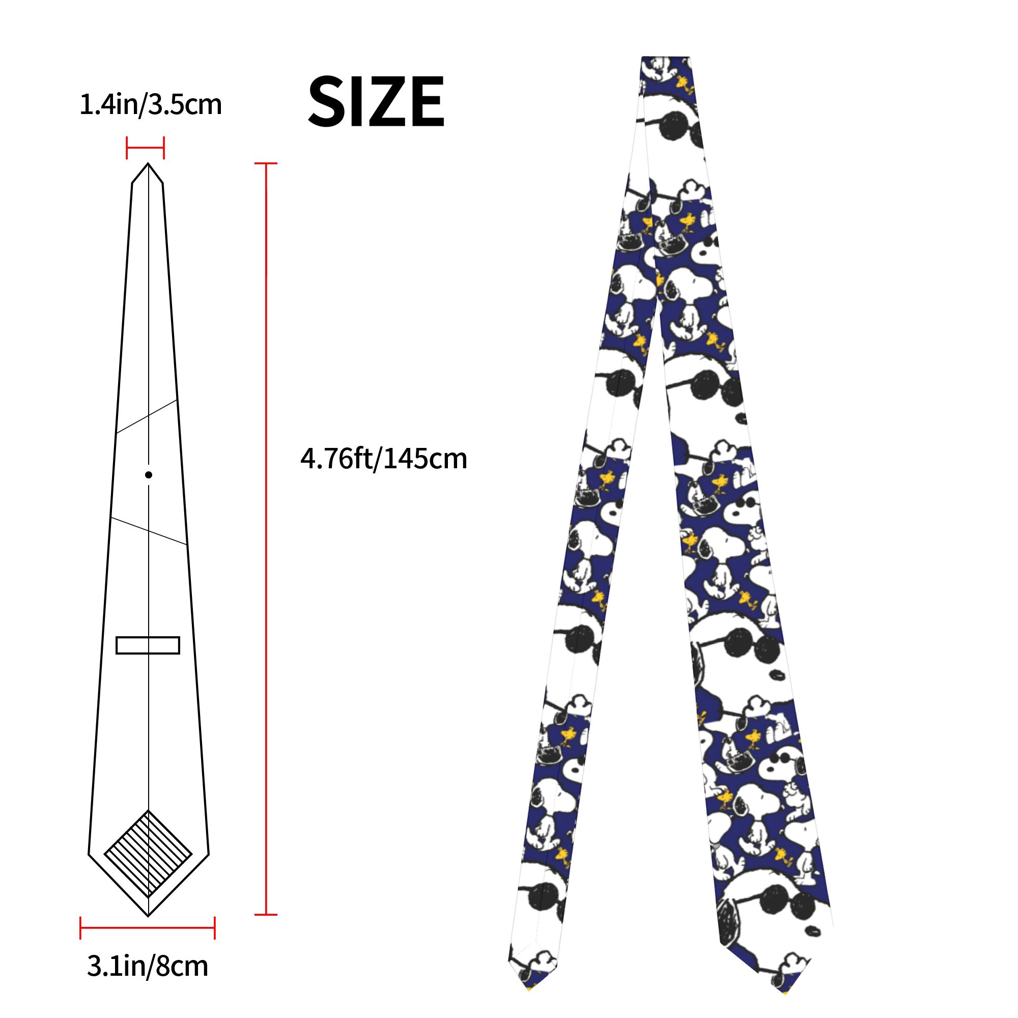 Cravate Woodstock de Snoopy un - Skinny Tie Men avis et prix