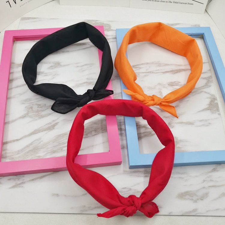 Turban en Coton de Couleur Pur - Bandana Cotton avis et prix