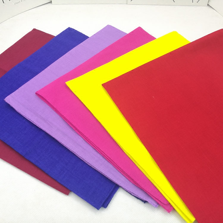 Turban en Coton de Couleur Pur - Bandana Cotton avis et prix