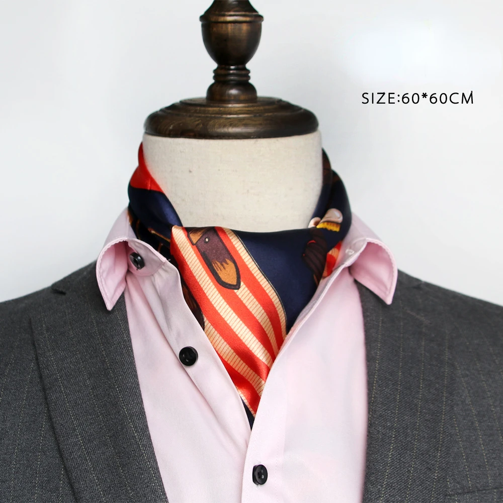 Foulard en soie britannique po - Ascot Neck Scarf avis et prix