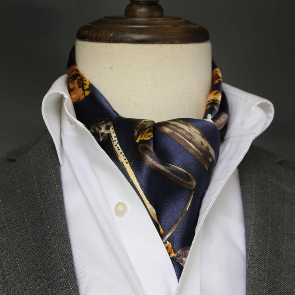 Foulard en soie britannique po - Ascot Neck Scarf avis et prix