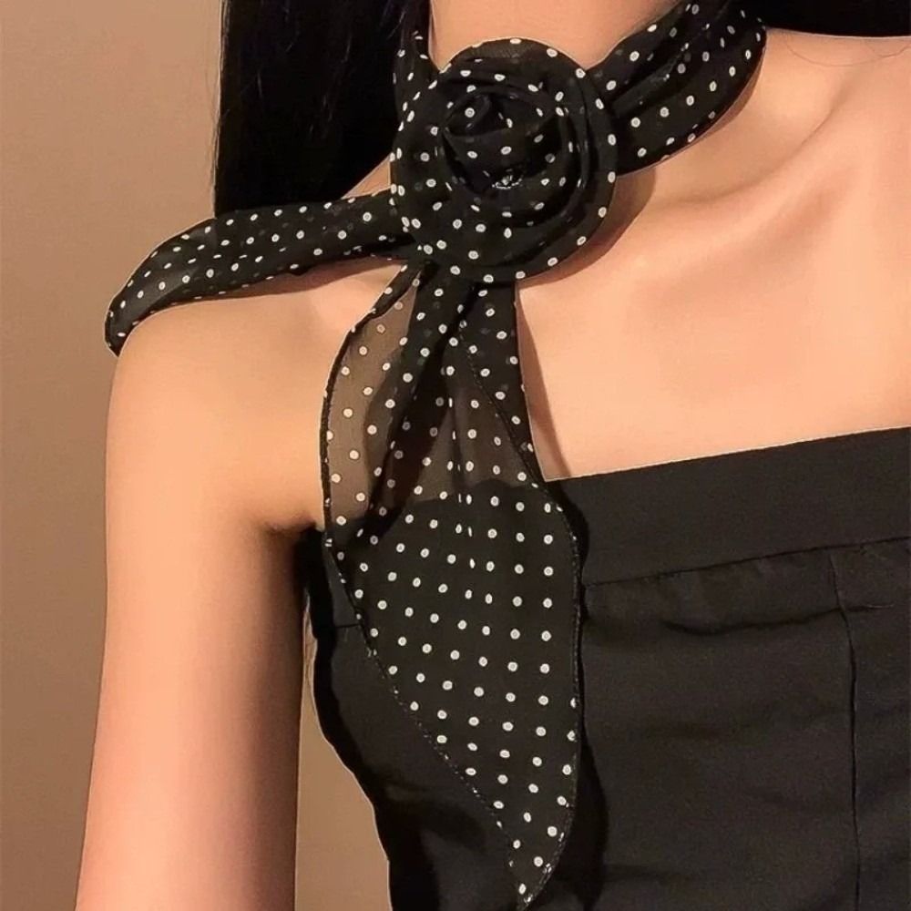 Nouveau Foulard Long en Chiffo - Ascot Neck Scarf avis et prix