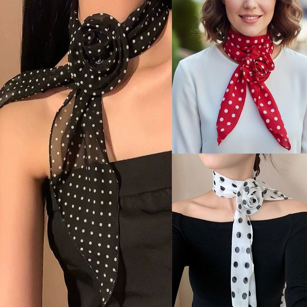 Nouveau Foulard Long en Chiffo - Ascot Neck Scarf avis et prix
