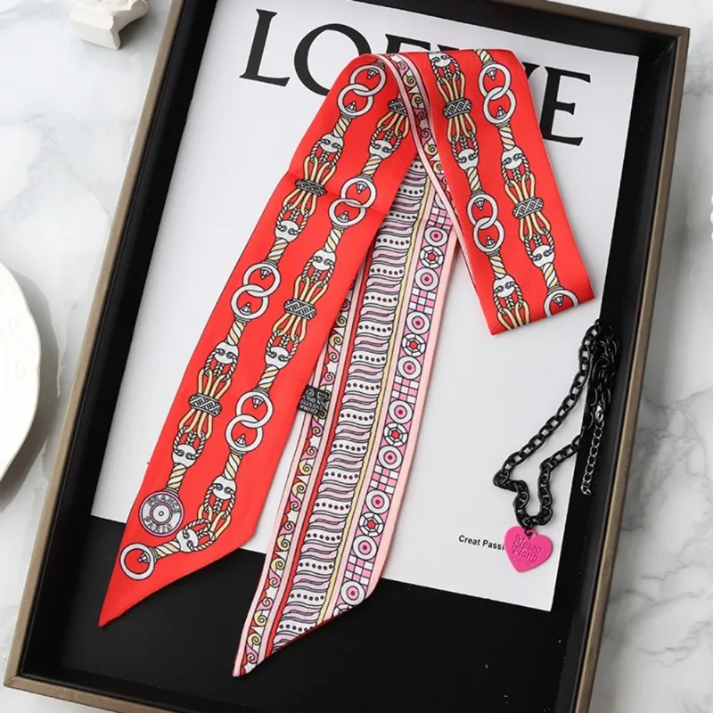 Mode maigre Foulard en soie po - Ascot Neck Scarf avis et prix