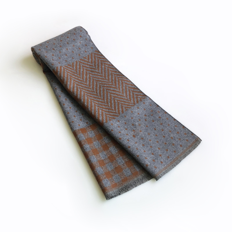 Écharpe en cachemire avec pomp - Muffler Men Wool avis et prix