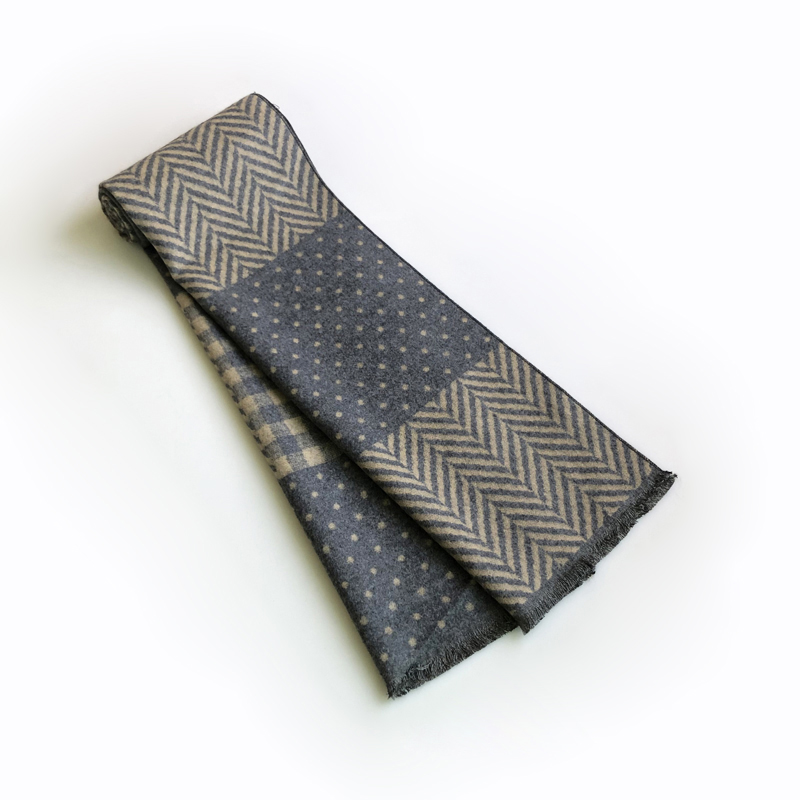 Écharpe en cachemire avec pomp - Muffler Men Wool avis et prix