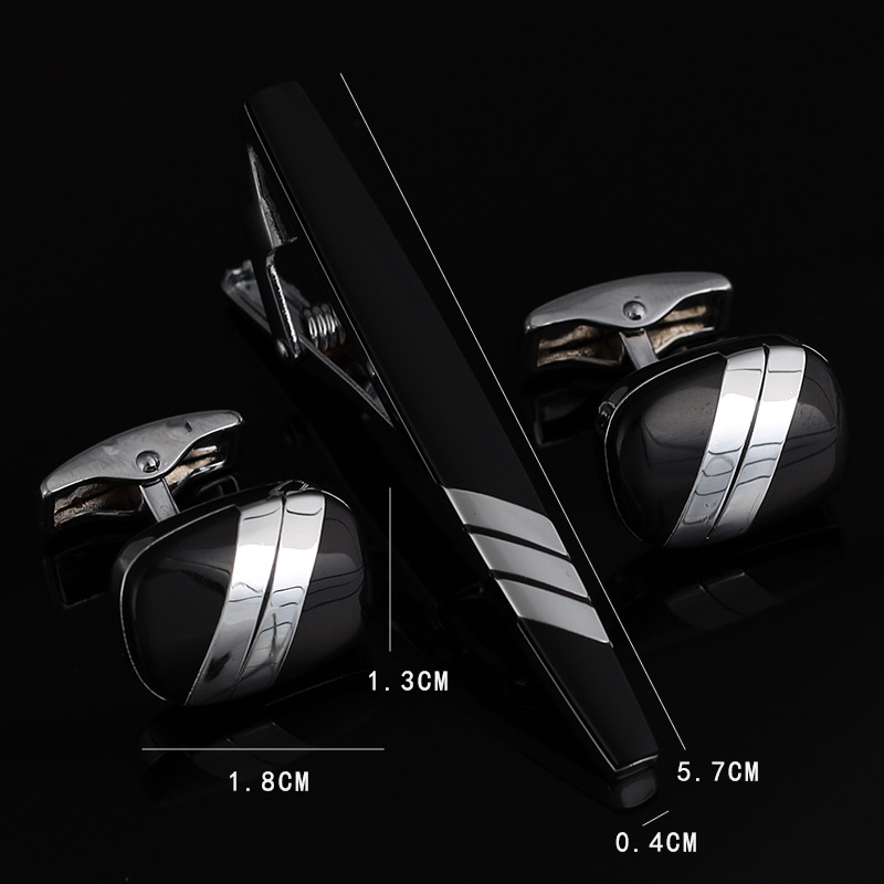 Ensemble de boutons de manchet - Tie Bar Set Gift avis et prix