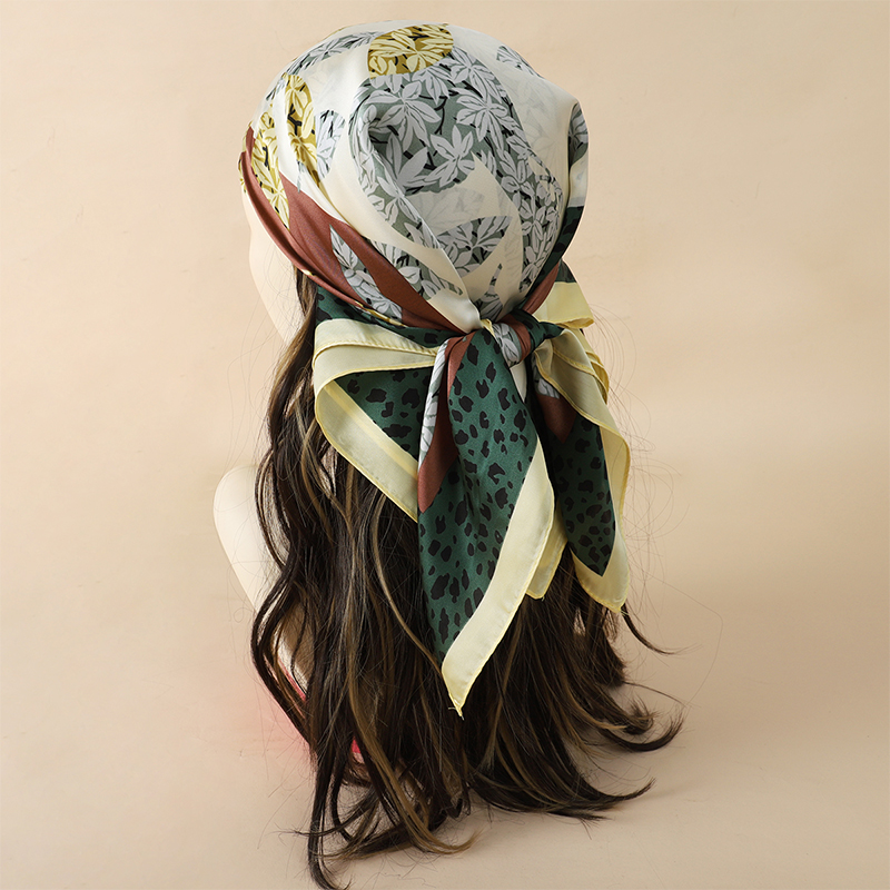 70x70 cm femmes écharpe soie s - Face Scarf Mask avis et prix