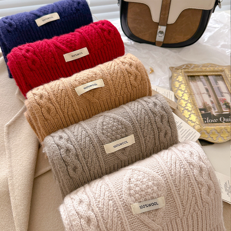 Luxe 100% laine écharpe femmes - Muffler Men Wool avis et prix