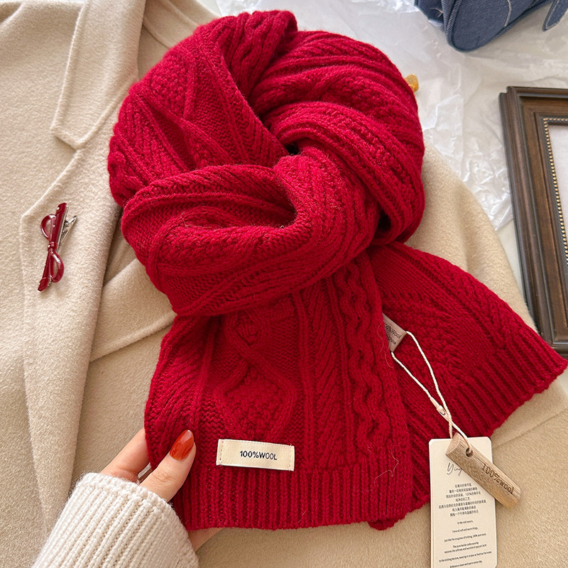 Luxe 100% laine écharpe femmes - Muffler Men Wool avis et prix