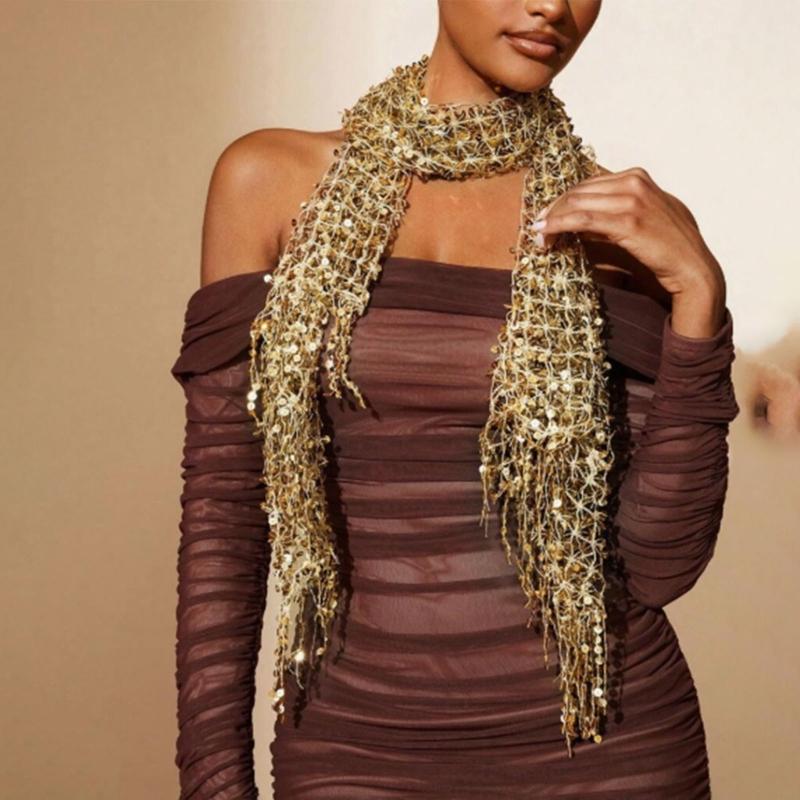 Y3NE – châle mariage à paillet - Stole Wedding Shawl avis et prix