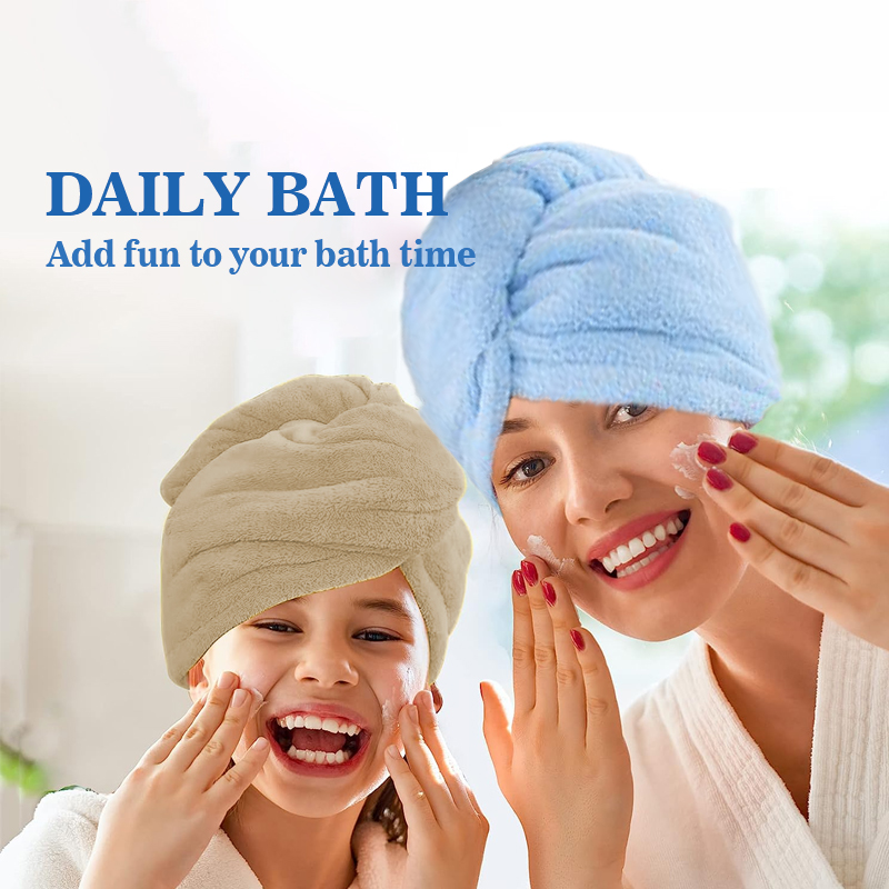 Serviette de cheveux en microf - Head Wrap Turban avis et prix