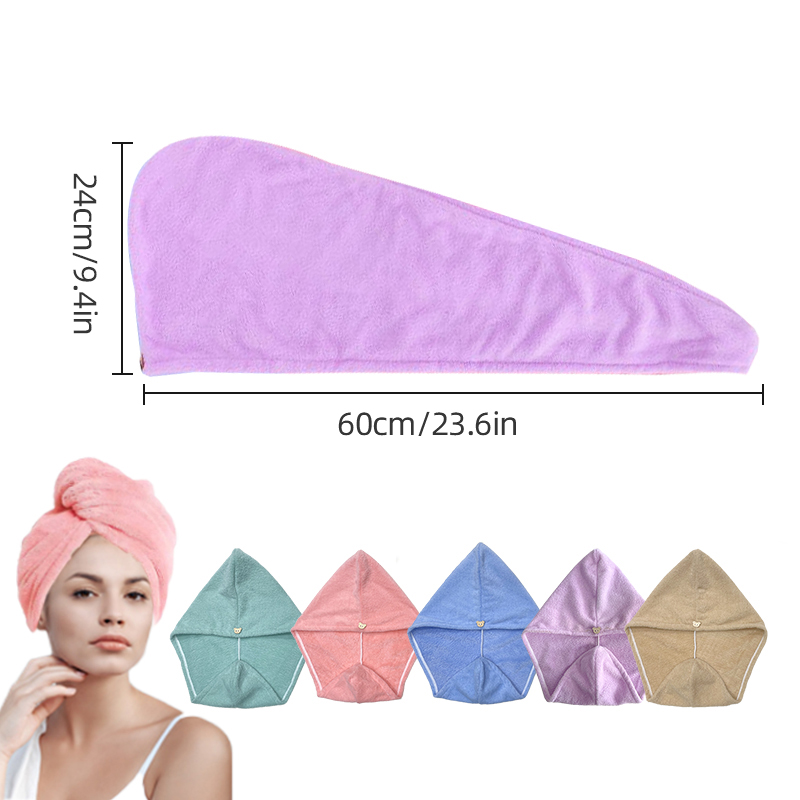 Serviette de cheveux en microf - Head Wrap Turban avis et prix