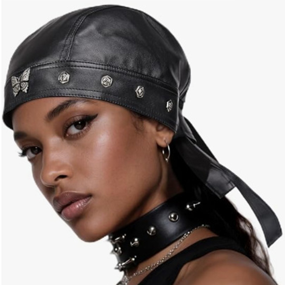 Casquette de motard noire en c - Bandana Doo Rag avis et prix