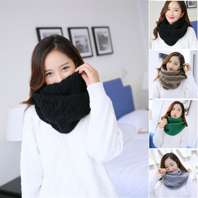 Écharpe tricotée épaisse unise - Infinity Scarf Knit avis et prix